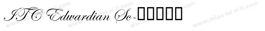 ITC Edwardian Sc字体转换